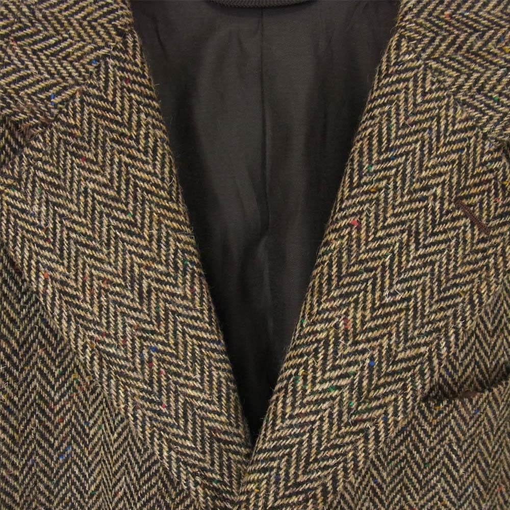 アナトミカ 530-552-08 DUNN JACKET ヘリンボーン ウール ジャケット ブラウン系 40【新古品】【未使用】【中古】