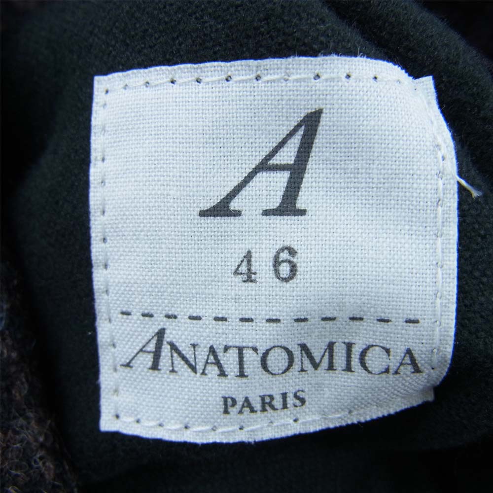 アナトミカ 20AW 530-552-02 SINGLE RAGLAN 2 リバーシブル シングル ラグラン コート マルチカラー系 46【新古品】【未使用】【中古】
