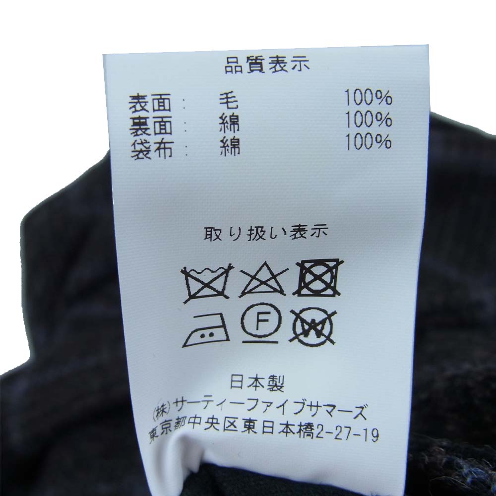 アナトミカ 20AW 530-552-02 SINGLE RAGLAN 2 リバーシブル シングル ラグラン コート マルチカラー系 46【新古品】【未使用】【中古】