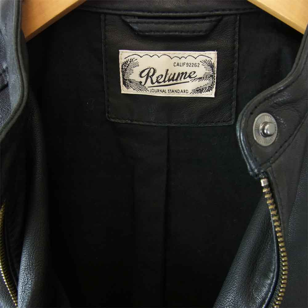 JOURNAL STANDARD ジャーナルスタンダード relume シングル シープスキン ブラック系 36【中古】
