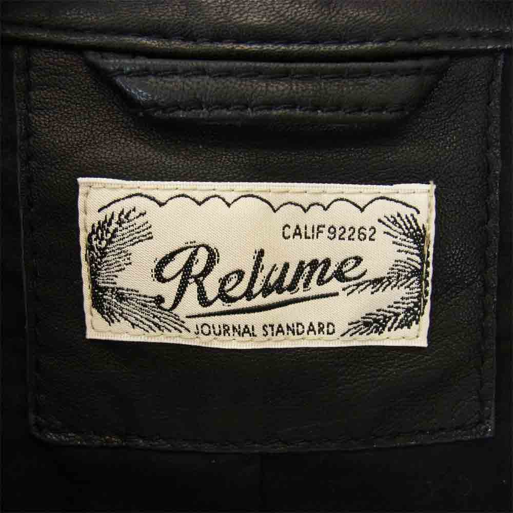 JOURNAL STANDARD ジャーナルスタンダード relume シングル シープスキン ブラック系 36【中古】
