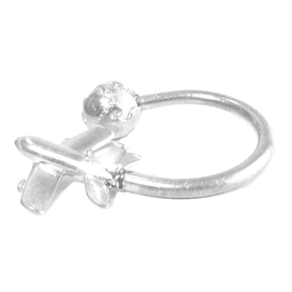 TIFFANY&Co. ティファニー キーリング キーホルダー 地球 飛行機 925 シルバー系【中古】