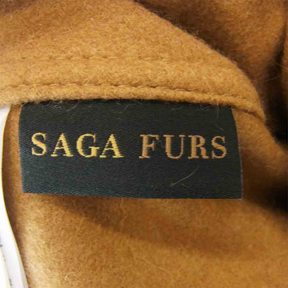 マッサバルド MASABARDO マッサバルド カシミヤ ポンチョ フォックス ファー ブラウン系 M～L【新古品】【未使用】【中古】