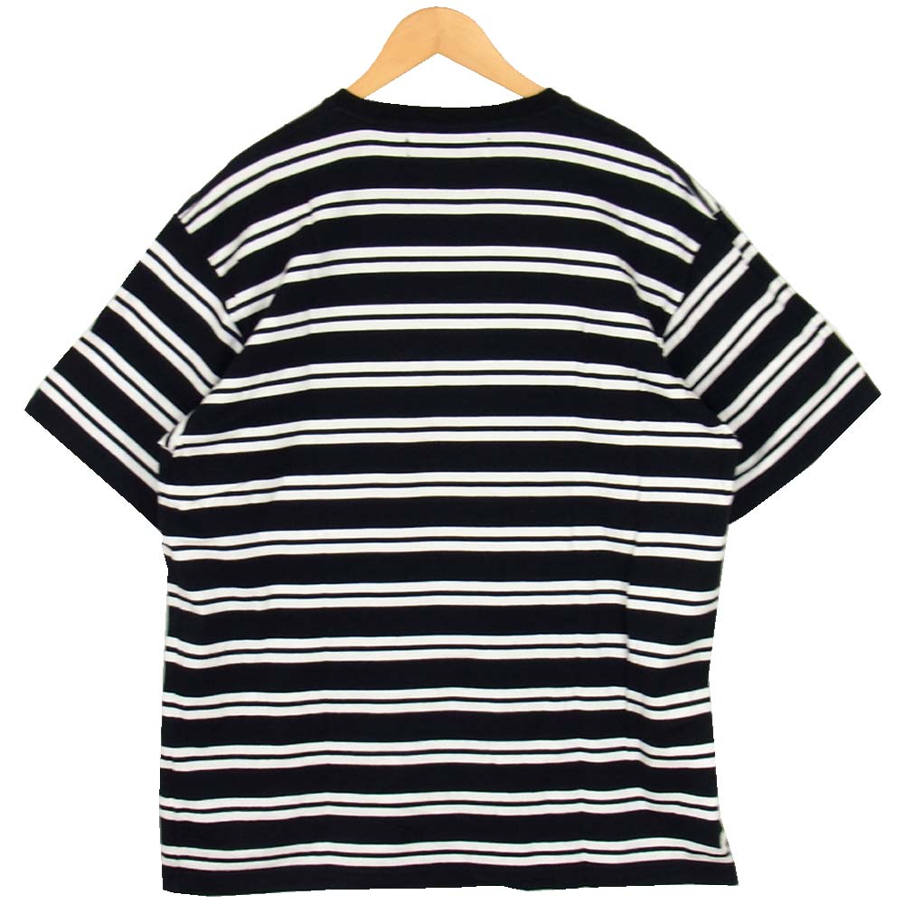 フォーティーパーセント アゲインストライツ FPAR ボーダー Tシャツ ブラック系 L【中古】