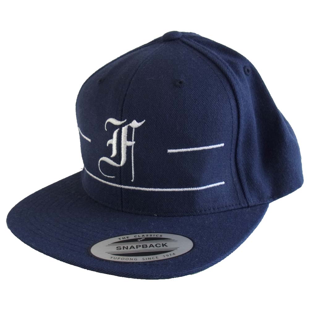 フォーティーパーセント アゲインストライツ FPAR スナップバック キャップ ネイビー系【中古】