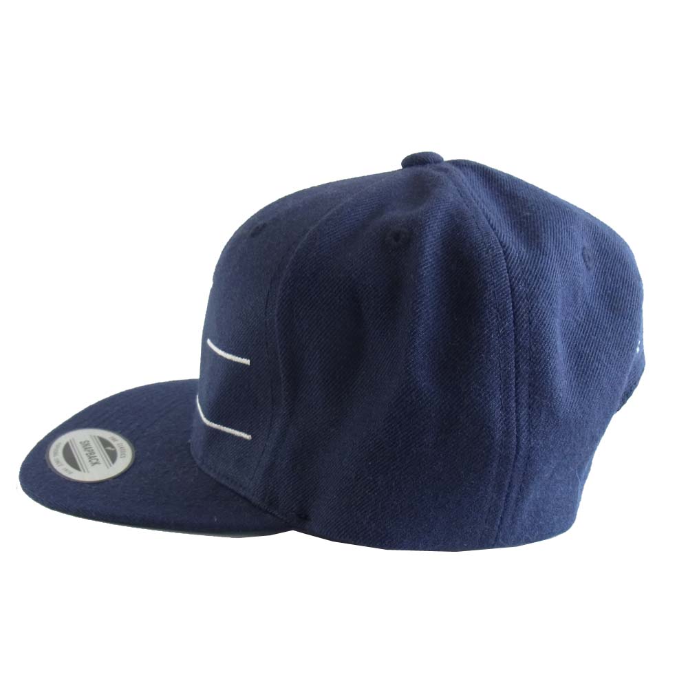 フォーティーパーセント アゲインストライツ FPAR スナップバック キャップ ネイビー系【中古】