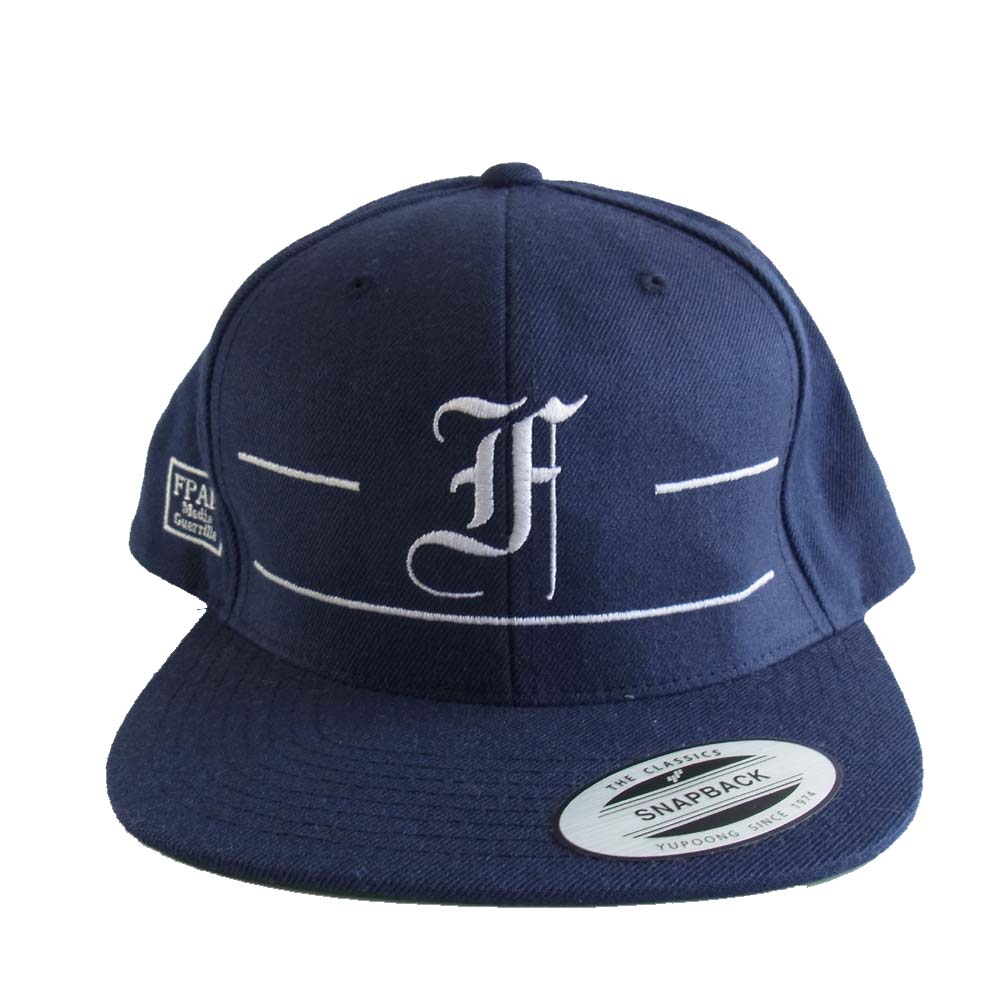 フォーティーパーセント アゲインストライツ FPAR スナップバック キャップ ネイビー系【中古】