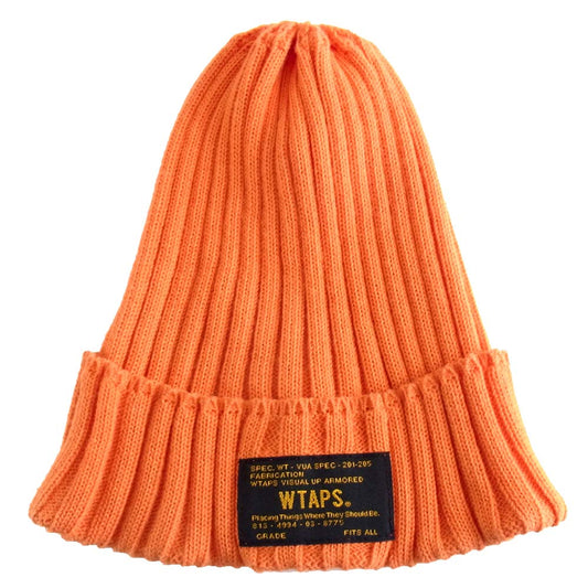 WTAPS ダブルタップス 16AW 162MYDT-HT14 BEANIE 03 ニットキャップ ビーニー オレンジ系 F【中古】