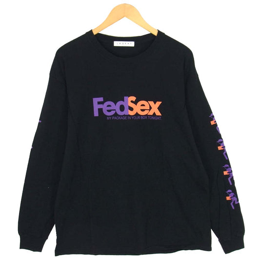 LABRAT ラブラット FedSex L/S Tee ブラック系【中古】