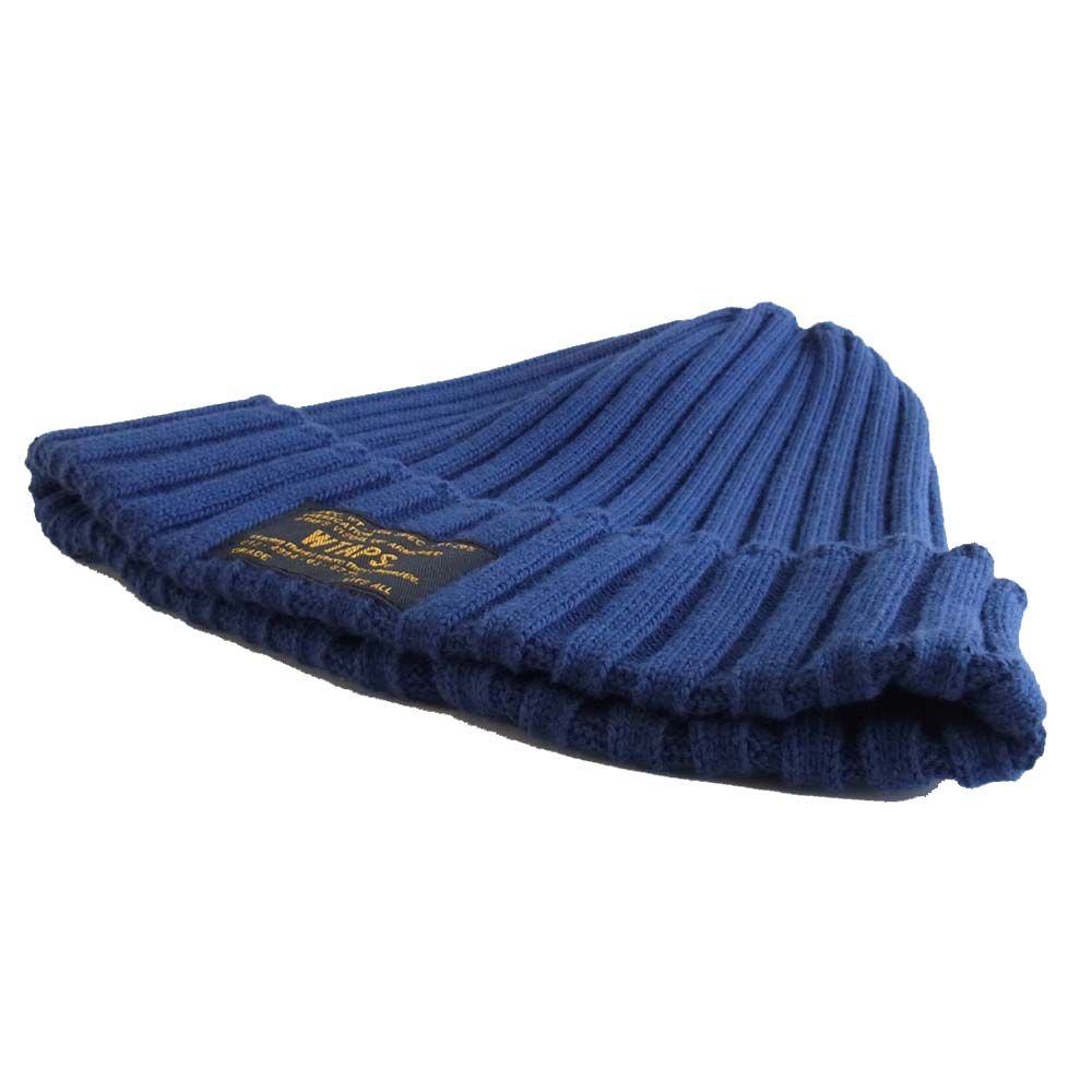 WTAPS ダブルタップス 16SS 161MADT-HT01 BEANIE 01 ニットキャップ ビーニー ネイビー系 F【中古】