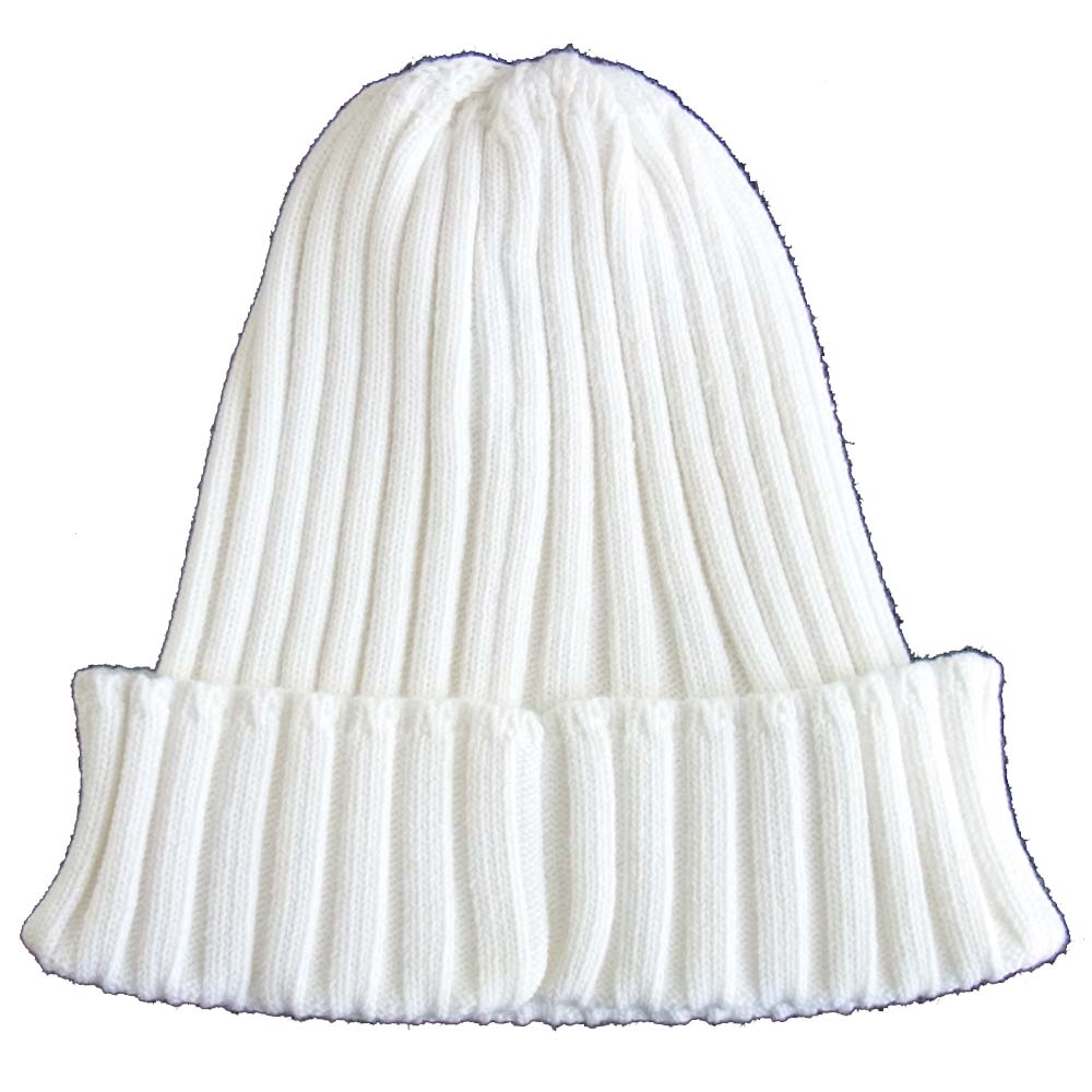 WTAPS ダブルタップス 15SS 151MADT-TH01S BEANIE 04 ニットキャップ ビーニー ホワイト系 F【中古】