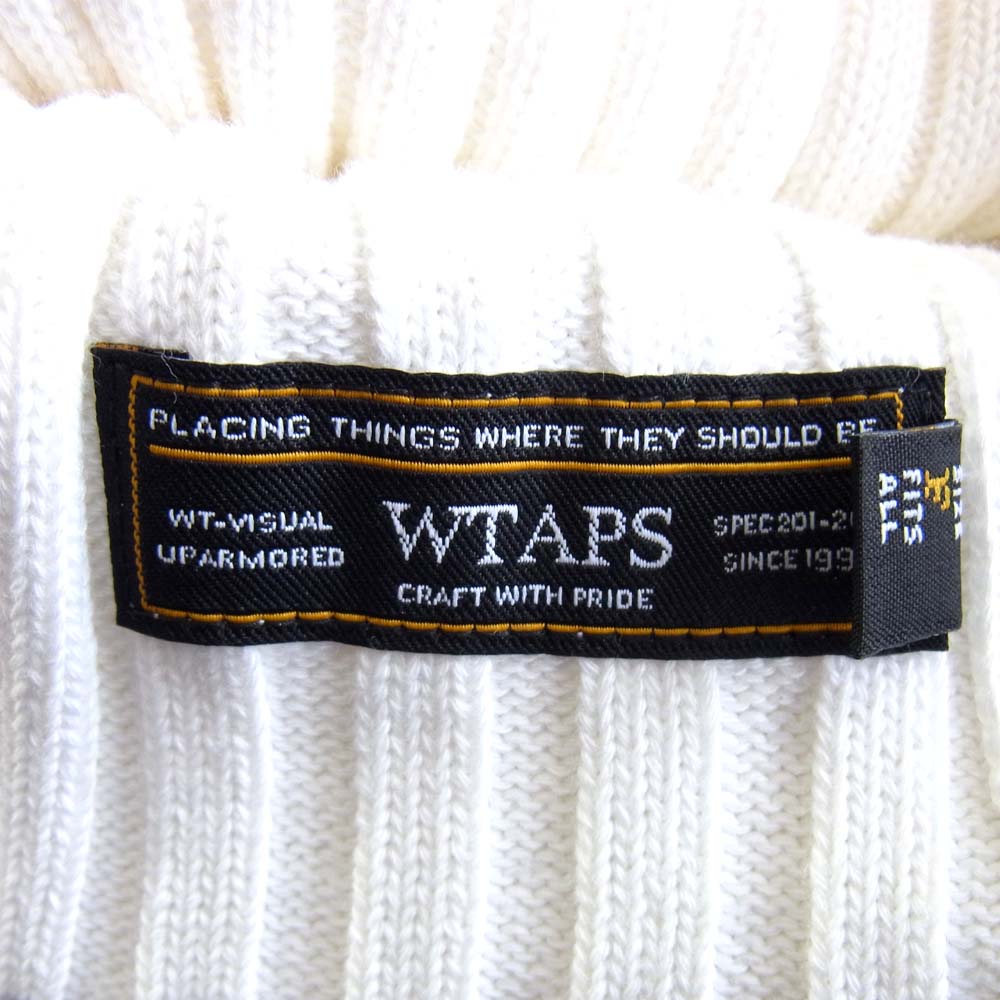 WTAPS ダブルタップス 15SS 151MADT-TH01S BEANIE 04 ニットキャップ ビーニー ホワイト系 F【中古】