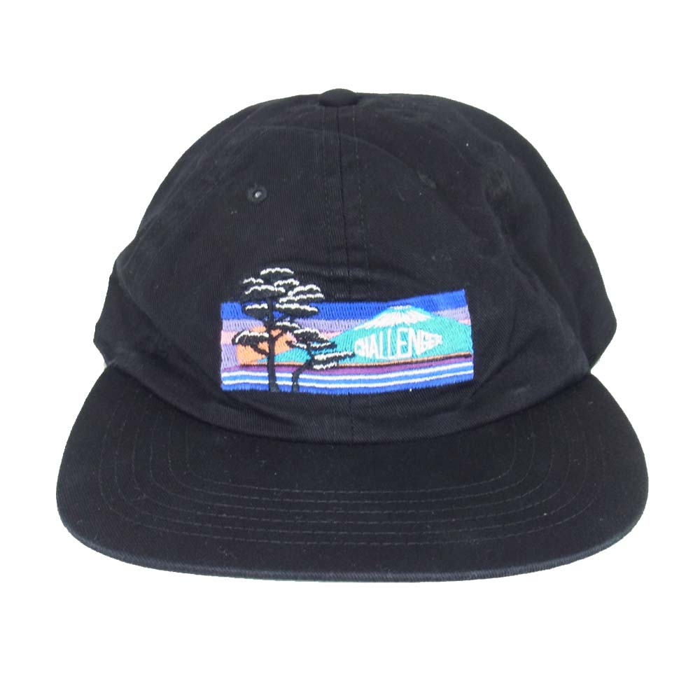 CHALLENGER チャレンジャー CLG-AC 020-008 NATURE JPN LOW CAP ネイチャー ジャパン ロー キャップ ブラック系 FREE【新古品】【未使用】【中古】
