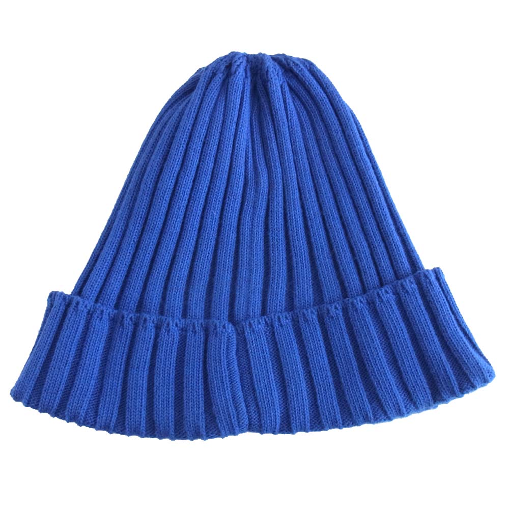 WTAPS ダブルタップス 14SS 141MADT-HT02 BEANIE 02 ニットキャップ ビーニー ブルー系 F【中古】