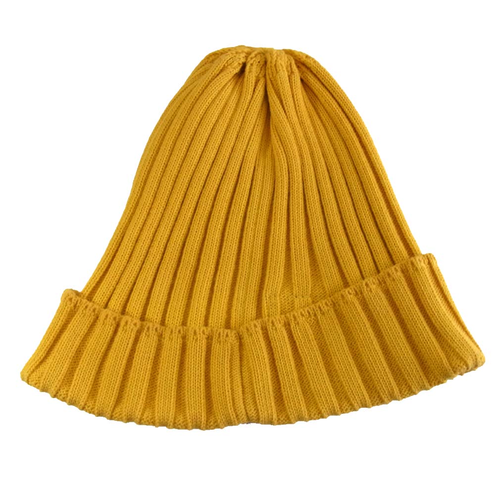 WTAPS ダブルタップス 14SS 141MADT-HT02 BEANIE 02 ニットキャップ ビーニー イエロー系 F【中古】