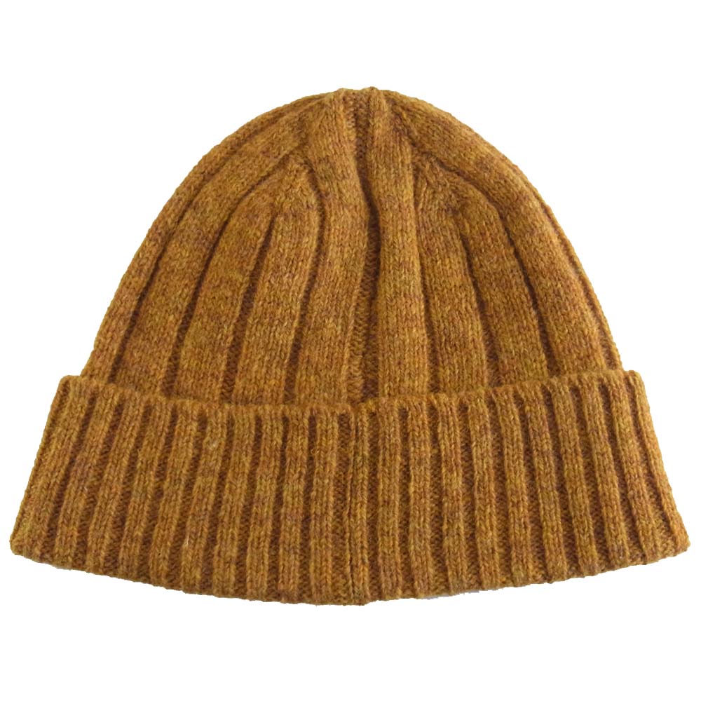 WTAPS ダブルタップス 14AW 142MADT-HT01 BEANIE 01 ウール ニットキャップ ビーニー イエロー系 F【中古】