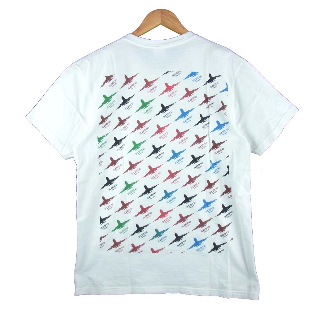Supreme シュプリーム 15AW Planes Logo Tee Tシャツ ホワイト系 L【中古】