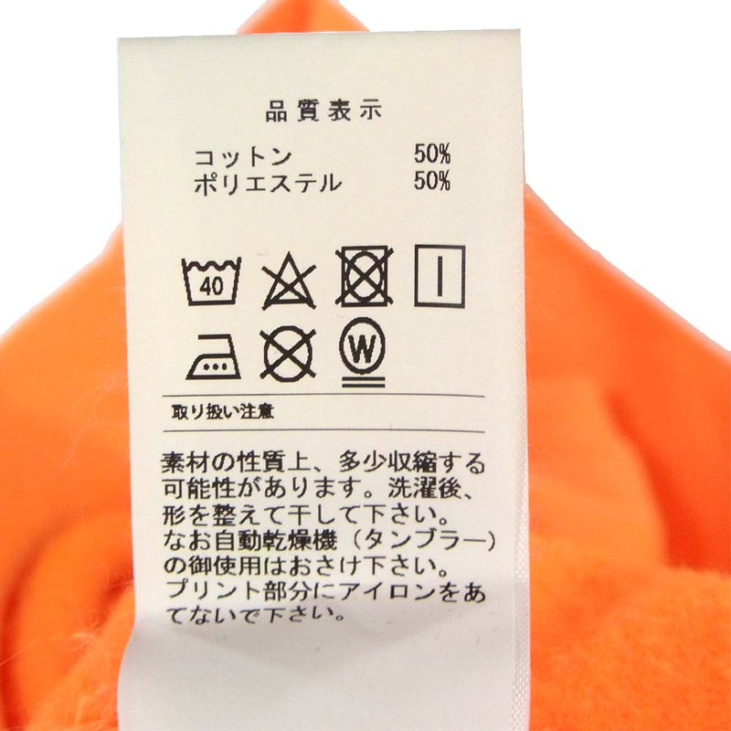 フォーティーパーセント アゲインストライツ FPAR プルオーバー パーカー オレンジ系 XL【中古】