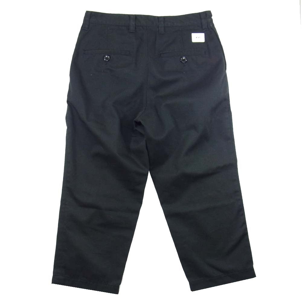 WTAPS ダブルタップス 19SS 191GWDT-PTM01 TROUSERS COPO チノ パンツ ブラック系 02【中古】