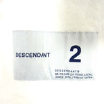 DESCENDANT ディセンダント 19SS CETUS JERSEY LS アーチロゴ カットソー ホワイト系 2【中古】