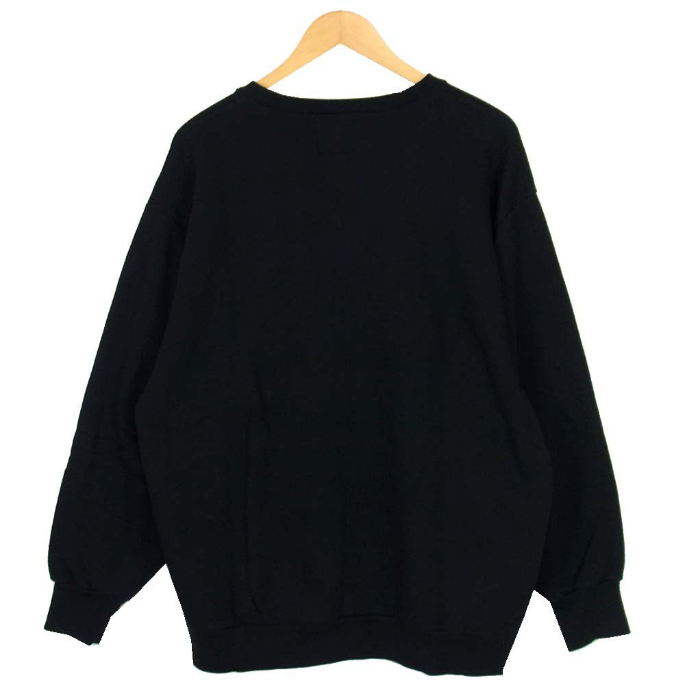 WTAPS ダブルタップス 19AW 192ATDT-CSM06 BLANK SWEATSHIRT ロゴ スウェット ブラック系 03【中古】