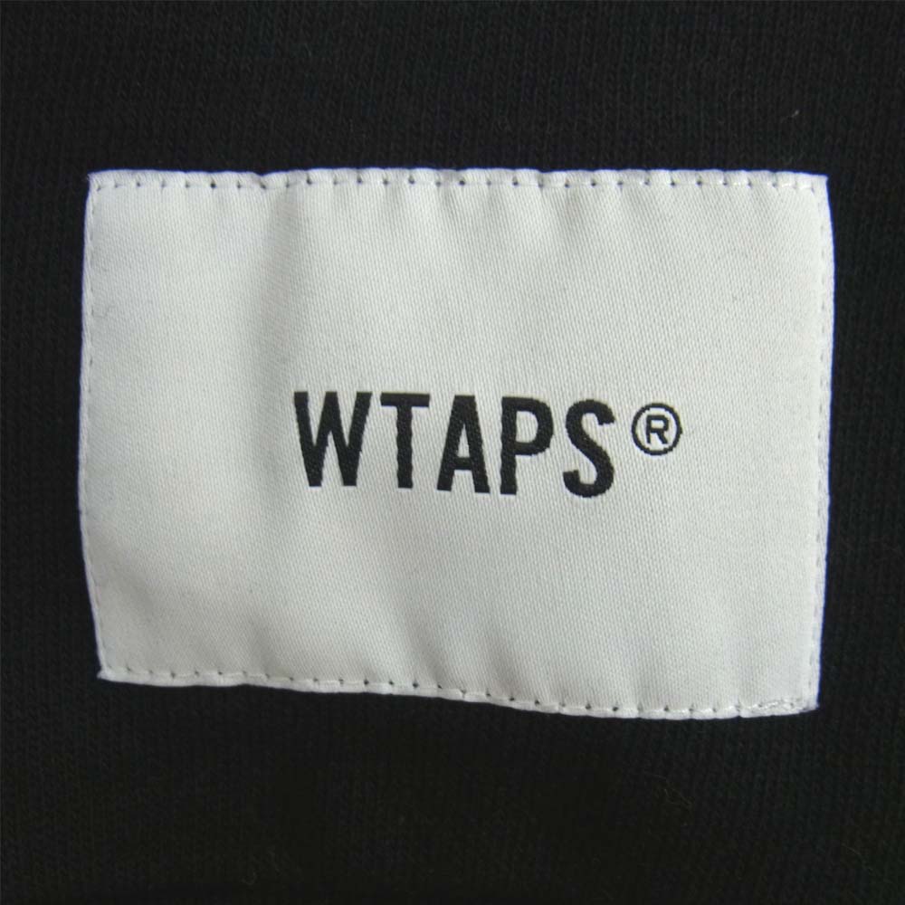 WTAPS ダブルタップス 19AW 192ATDT-CSM06 BLANK SWEATSHIRT ロゴ スウェット ブラック系 03【中古】