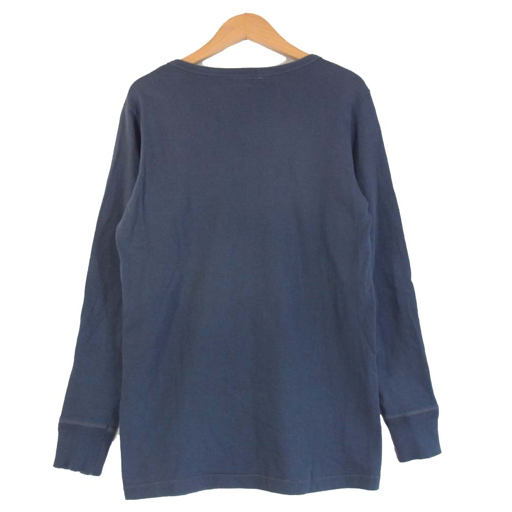 メルツベーシュヴァーネン ヘンリーネック コットン 長袖 Tシャツ グレー系 5【中古】