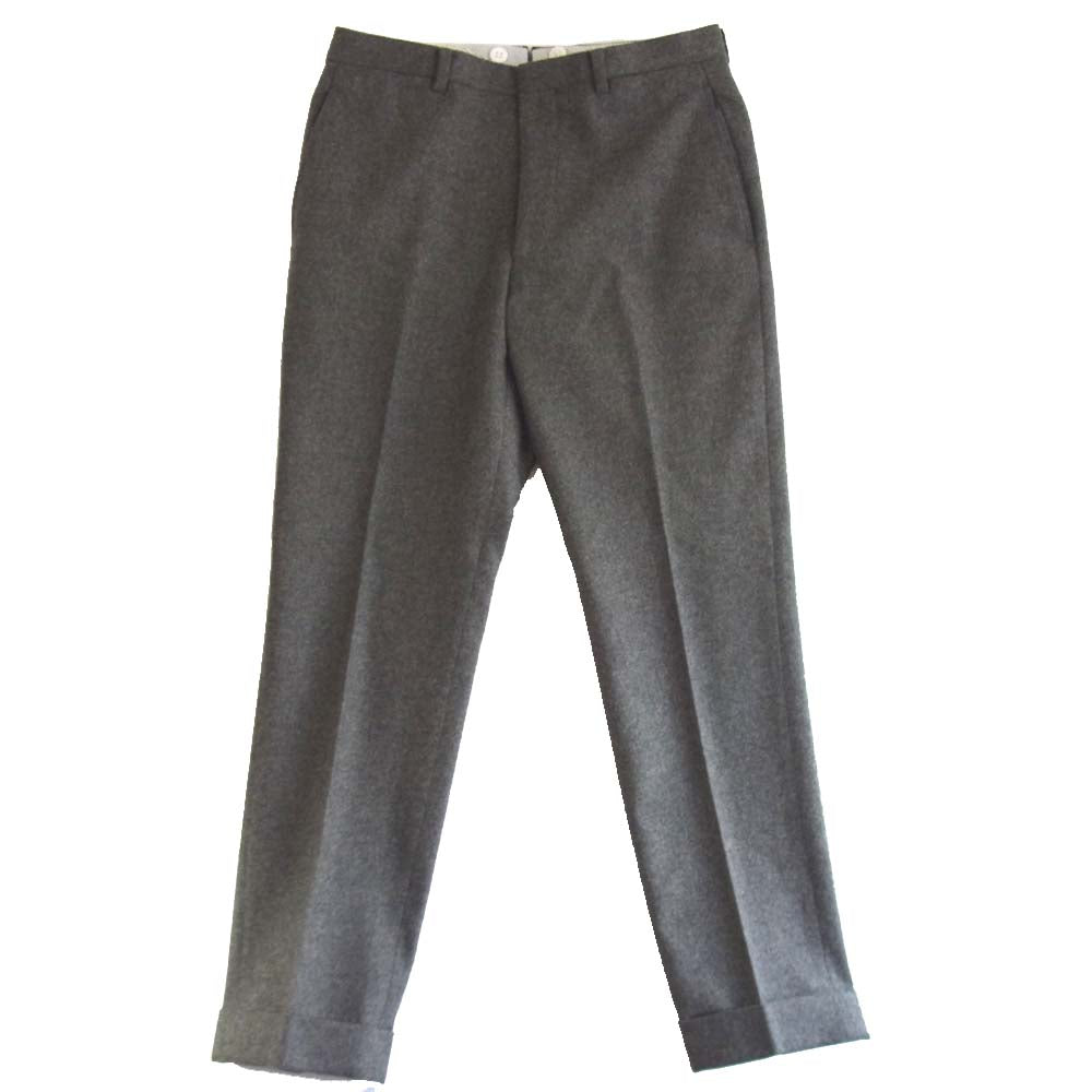 ケネスフィールド FOX BROTHERS フォックスブラザーズ フランネル トラウザース スラックス パンツ グレー系 31【美品】【中古】
