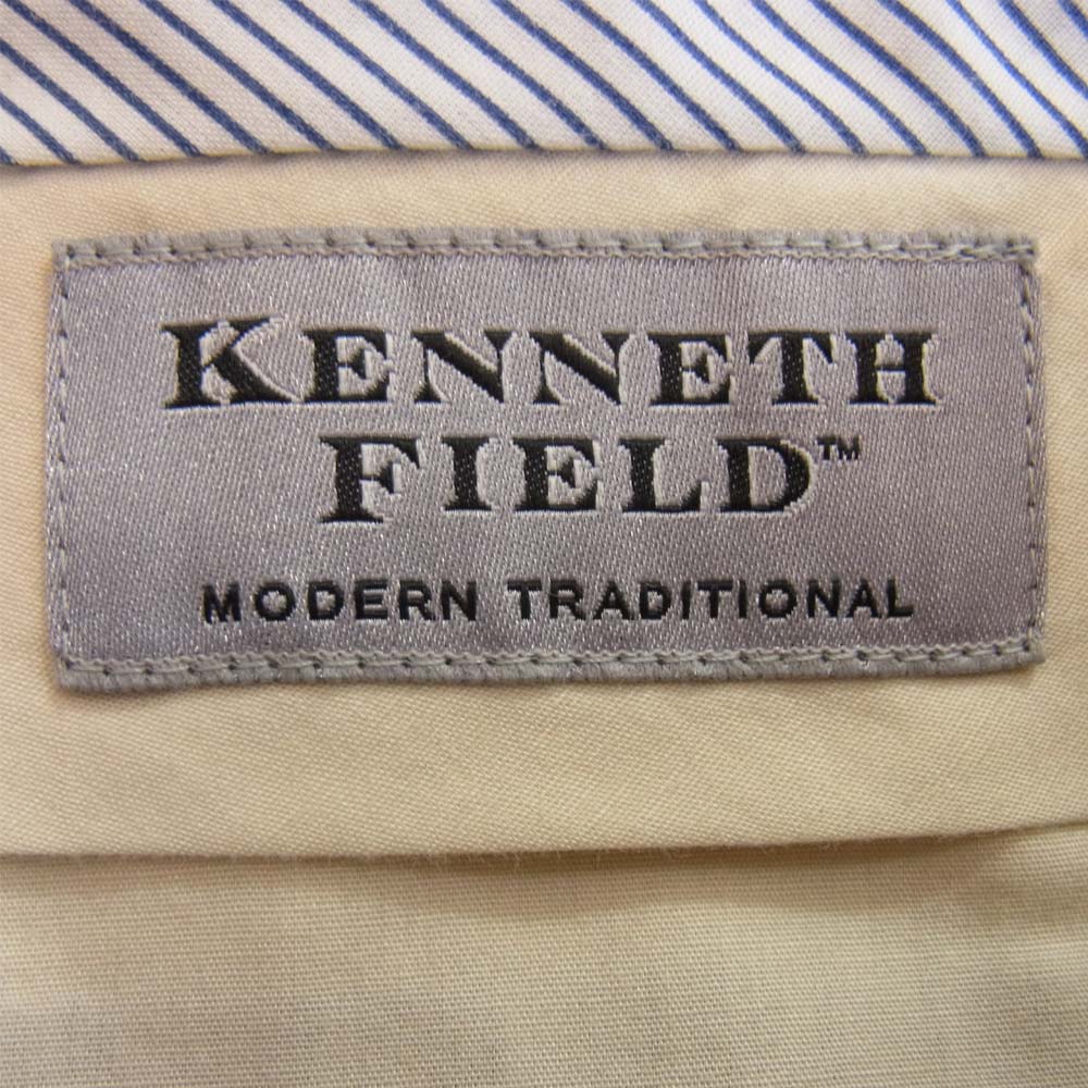 ケネスフィールド FOX BROTHERS フォックスブラザーズ フランネル トラウザース スラックス パンツ グレー系 31【美品】【中古】