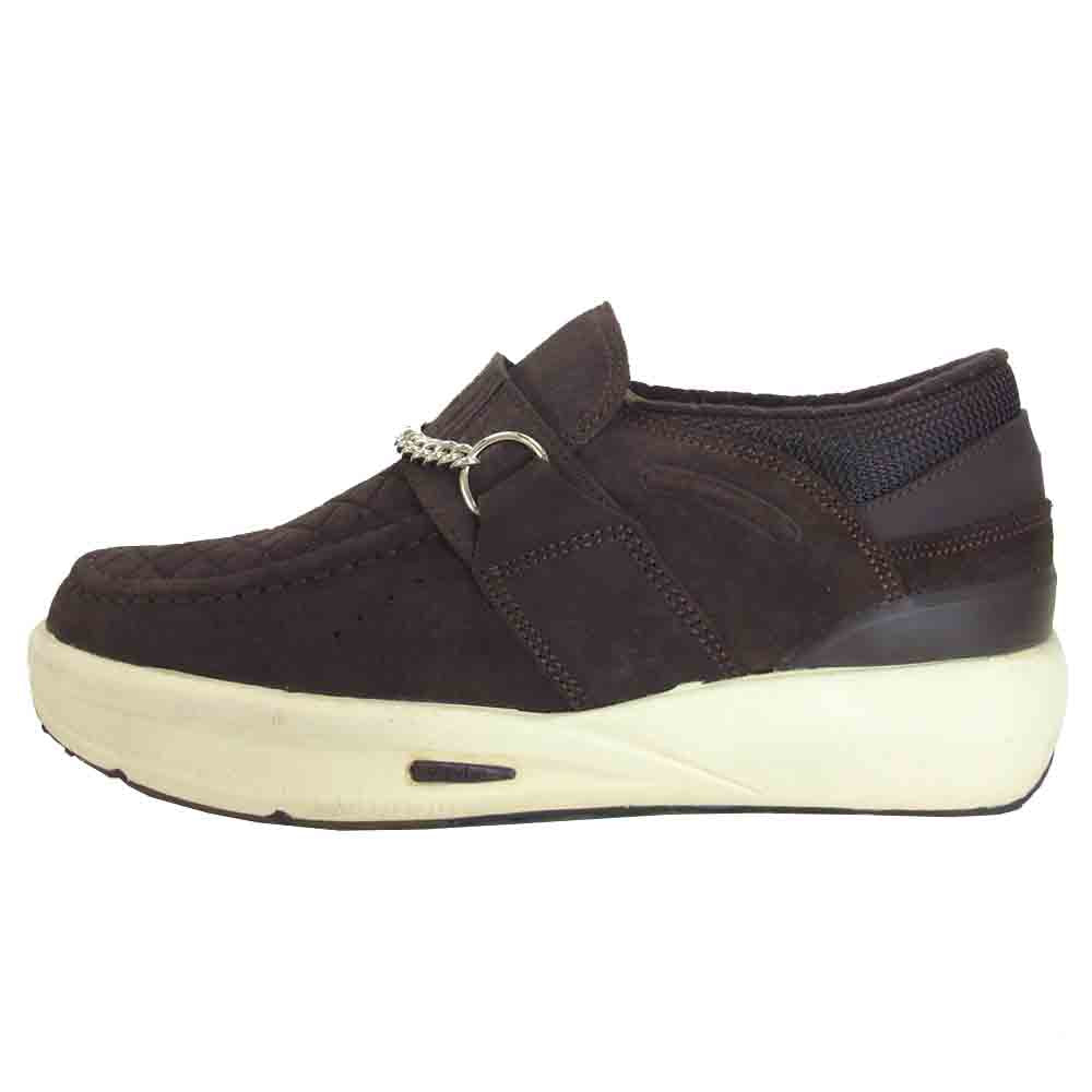 VISVIM ビズビム 未使用 WOLFE ウルフ チェーン付き スエード シューズ ブラウン系 9 1/2【美品】【中古】