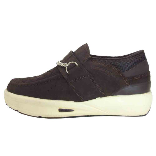 VISVIM ビズビム 未使用 WOLFE ウルフ チェーン付き スエード シューズ ブラウン系 9 1/2【美品】【中古】