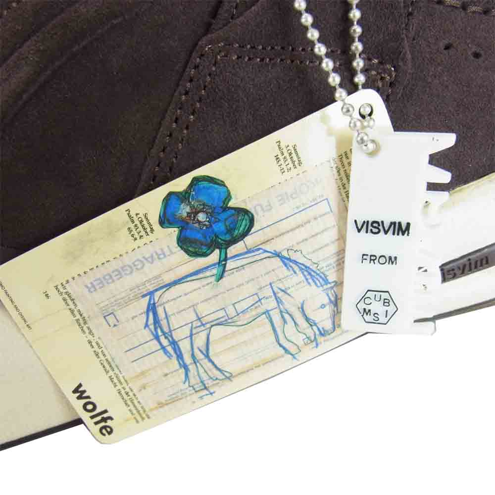 VISVIM ビズビム 未使用 WOLFE ウルフ チェーン付き スエード シューズ ブラウン系 9 1/2【美品】【中古】