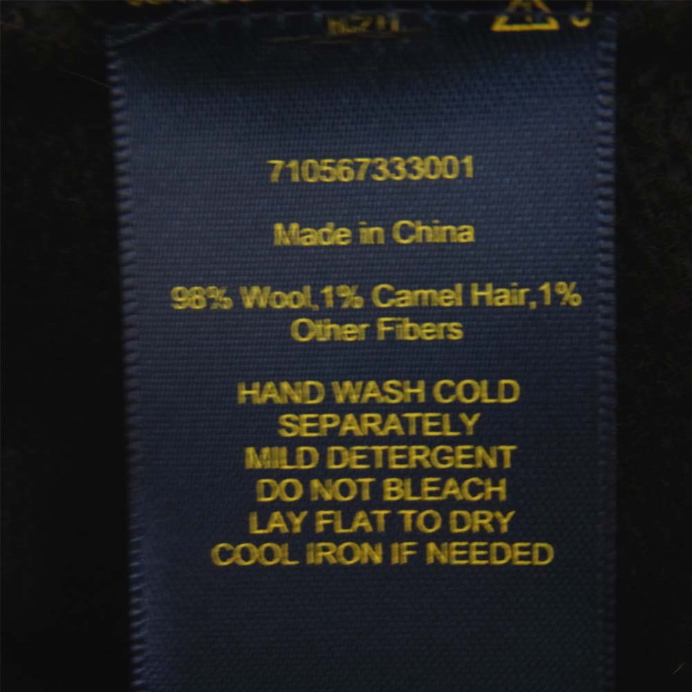 POLO RALPH LAUREN ポロ・ラルフローレン 国内正規品 RLX 美品 POLO bear ポロベアー ニット ブラック系 S【中古】