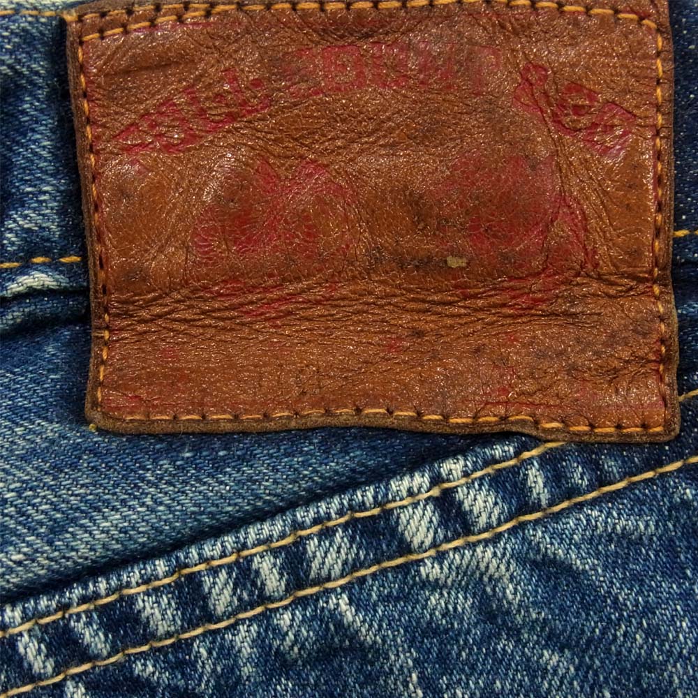 FULLCOUNT フルカウント 0105 ボタンフライ セルビッジ コットン デニムパンツ 日本製 インディゴブルー系 36【中古】