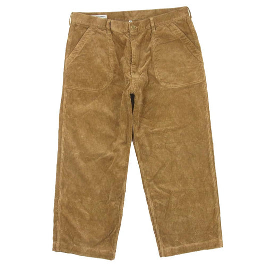 バンブーシュート CORDUROY UTILITY PANTS コーディロイ ユーティリティー パンツ ブラウン系 L【美品】【中古】