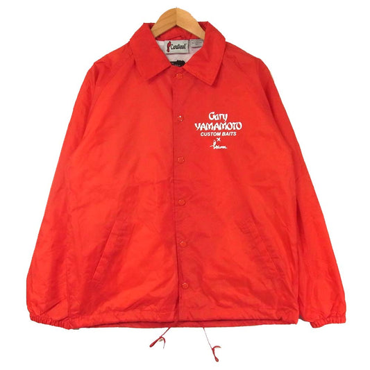 サイコム Gary YAMAMOTO ゲーリー ヤマモト コーチジャケット レッド系 M【美品】【中古】