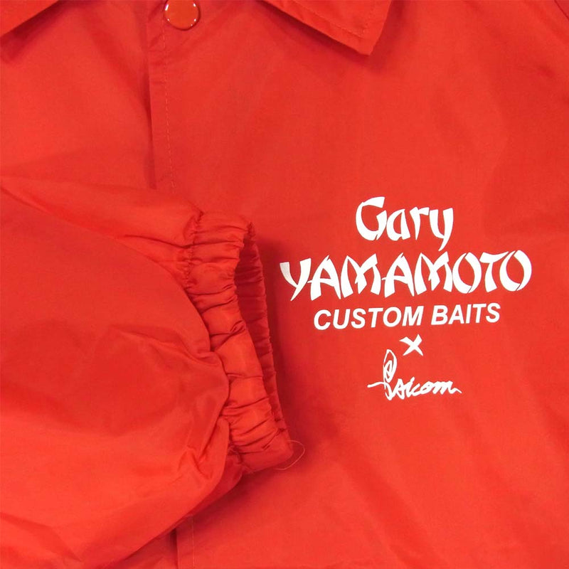 サイコム Gary YAMAMOTO ゲーリー ヤマモト コーチジャケット レッド系 M【美品】【中古】
