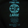 サイコム 7DAYS ロングスリーブ 長袖 Tシャツ コットン 日本製 ブラック系 L【美品】【中古】