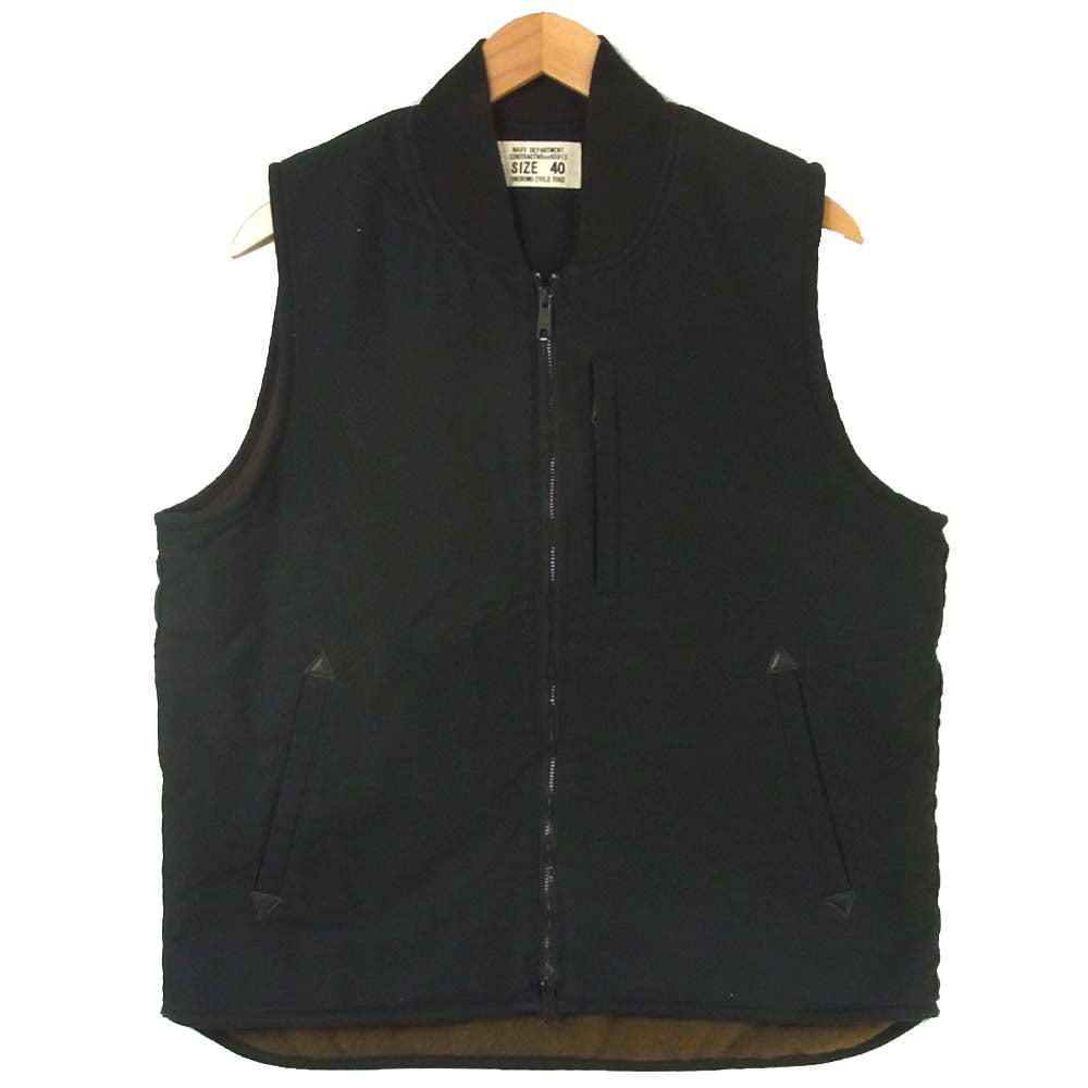 アンクラウド UC-121-018 RIB VEST リブ ベスト BLUCO ブルコ コットン 中国製 ブラック系 40【中古】