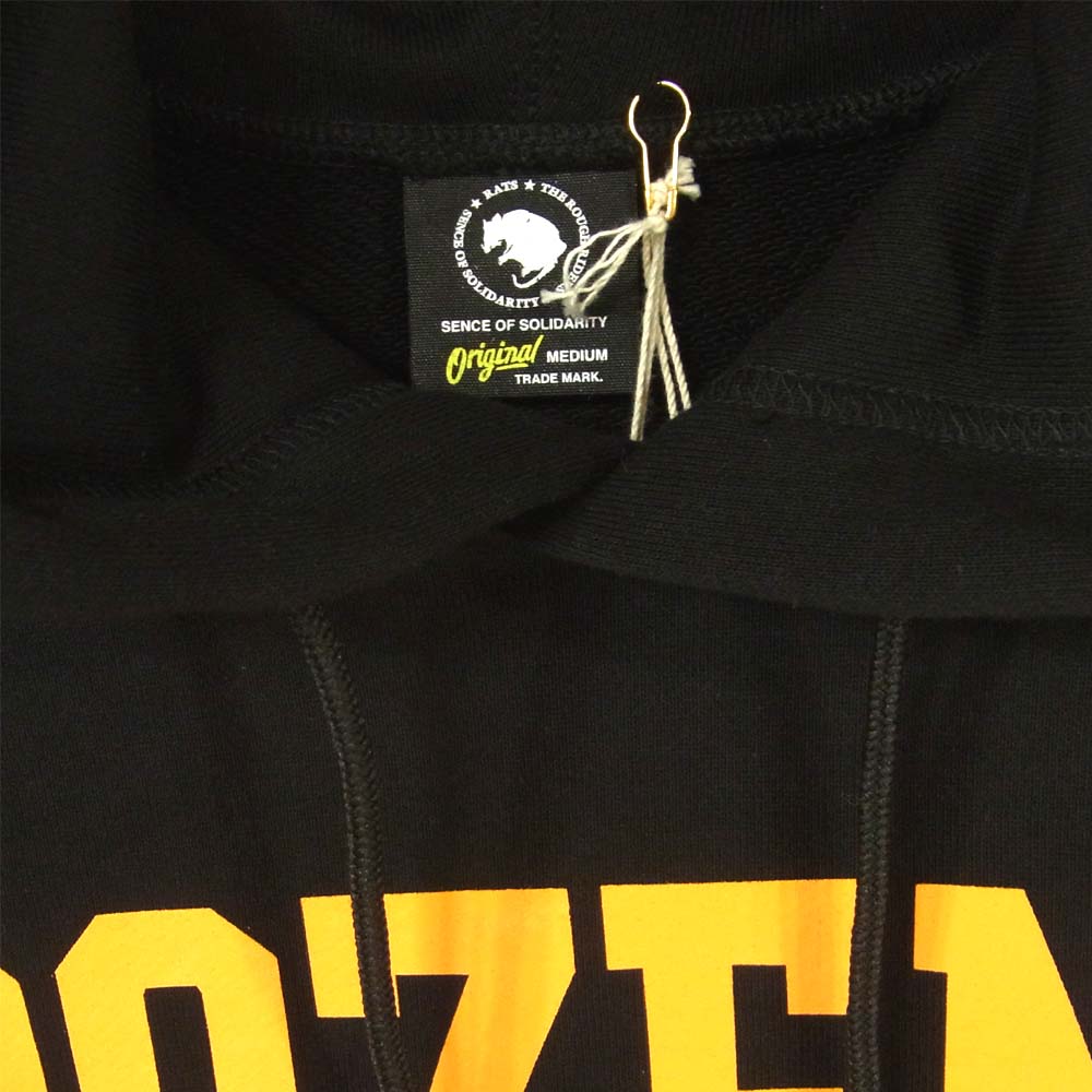 RATS ラッツ 20AW 20'RTC-0903 COLLEGE HOODIE カレッジ ロゴ 長袖 パーカー ブラック系 M【新古品】【未使用】【中古】