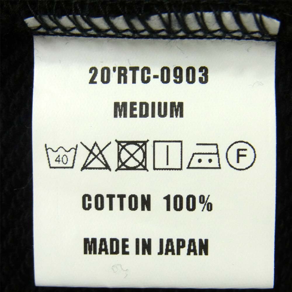 RATS ラッツ 20AW 20'RTC-0903 COLLEGE HOODIE カレッジ ロゴ 長袖 パーカー ブラック系 M【新古品】【未使用】【中古】