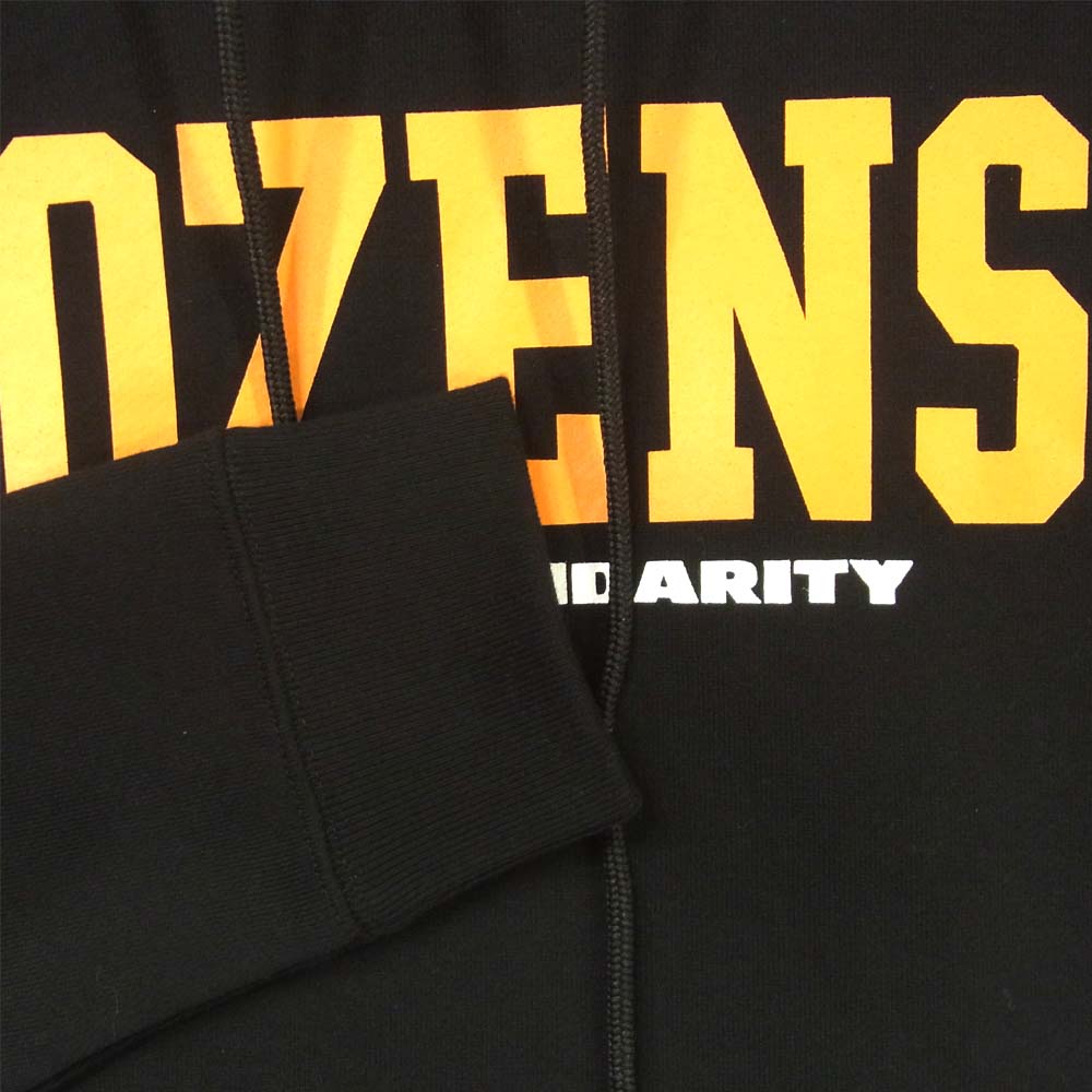 RATS ラッツ 20AW 20'RTC-0903 COLLEGE HOODIE カレッジ ロゴ 長袖 パーカー ブラック系 M【新古品】【未使用】【中古】