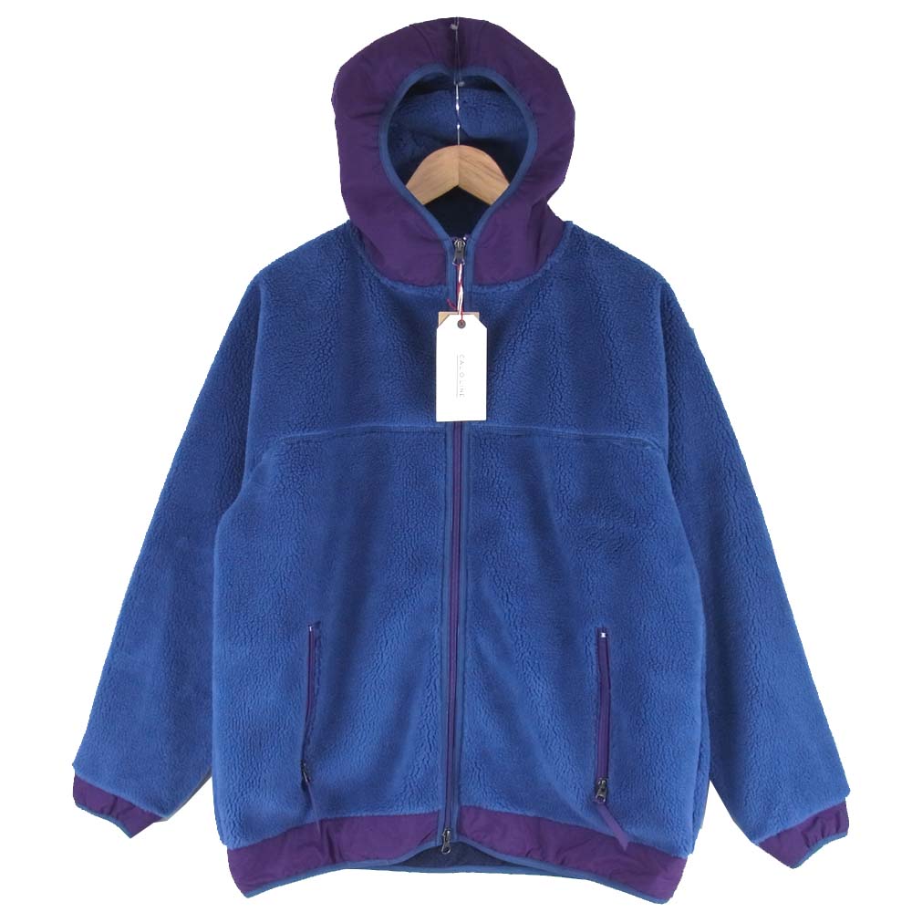 キャルオーライン 20AW Pilgrim ピルグリム Surf+Supply Optimistic Pile Hoody ブルー系 S【新古品】【未使用】【中古】