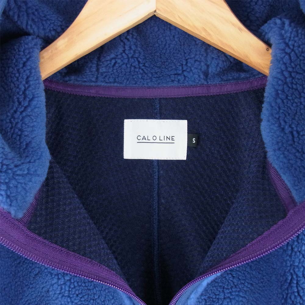 キャルオーライン 20AW Pilgrim ピルグリム Surf+Supply Optimistic Pile Hoody ブルー系 S【新古品】【未使用】【中古】