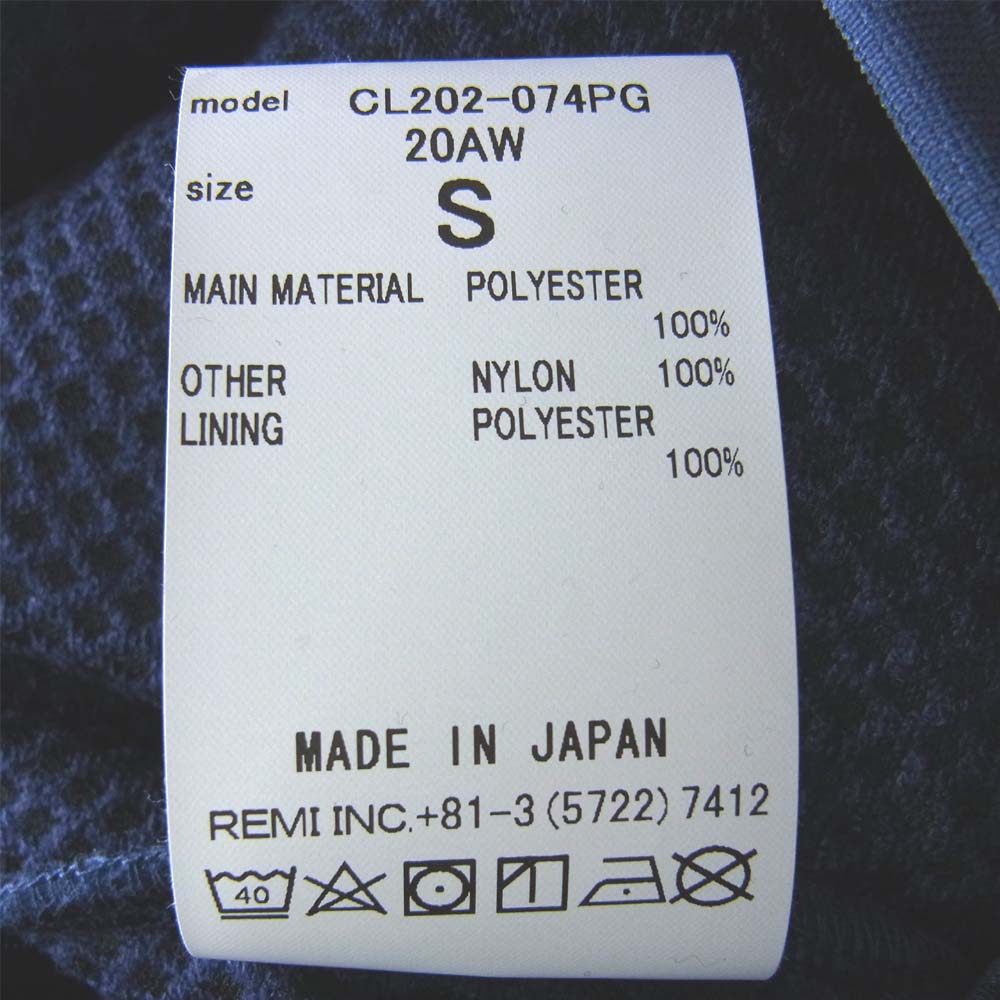 キャルオーライン 20AW Pilgrim ピルグリム Surf+Supply Optimistic Pile Hoody ブルー系 S【新古品】【未使用】【中古】