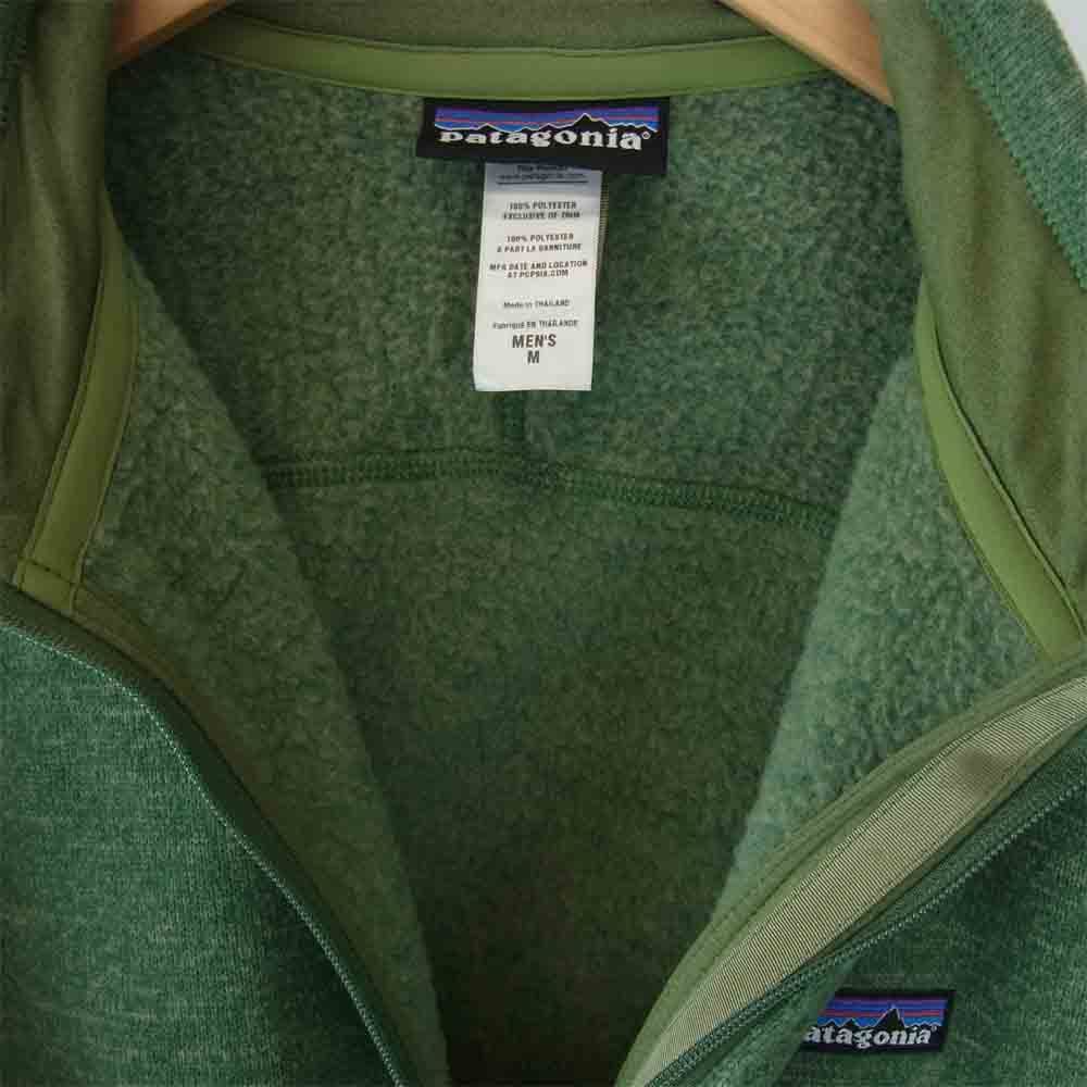 patagonia パタゴニア 25526FA12 ベター セーター 裏起毛 ジャケット グリーン系 M【美品】【中古】