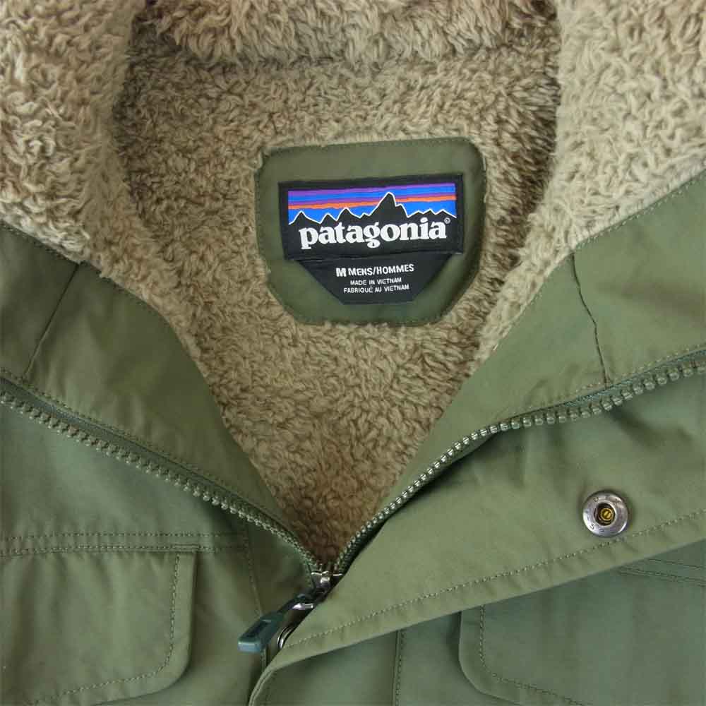 patagonia パタゴニア 27021 Isthmus Parka イスマス パーカー ボア ジャケット カーキ系 M【美品】【中古】