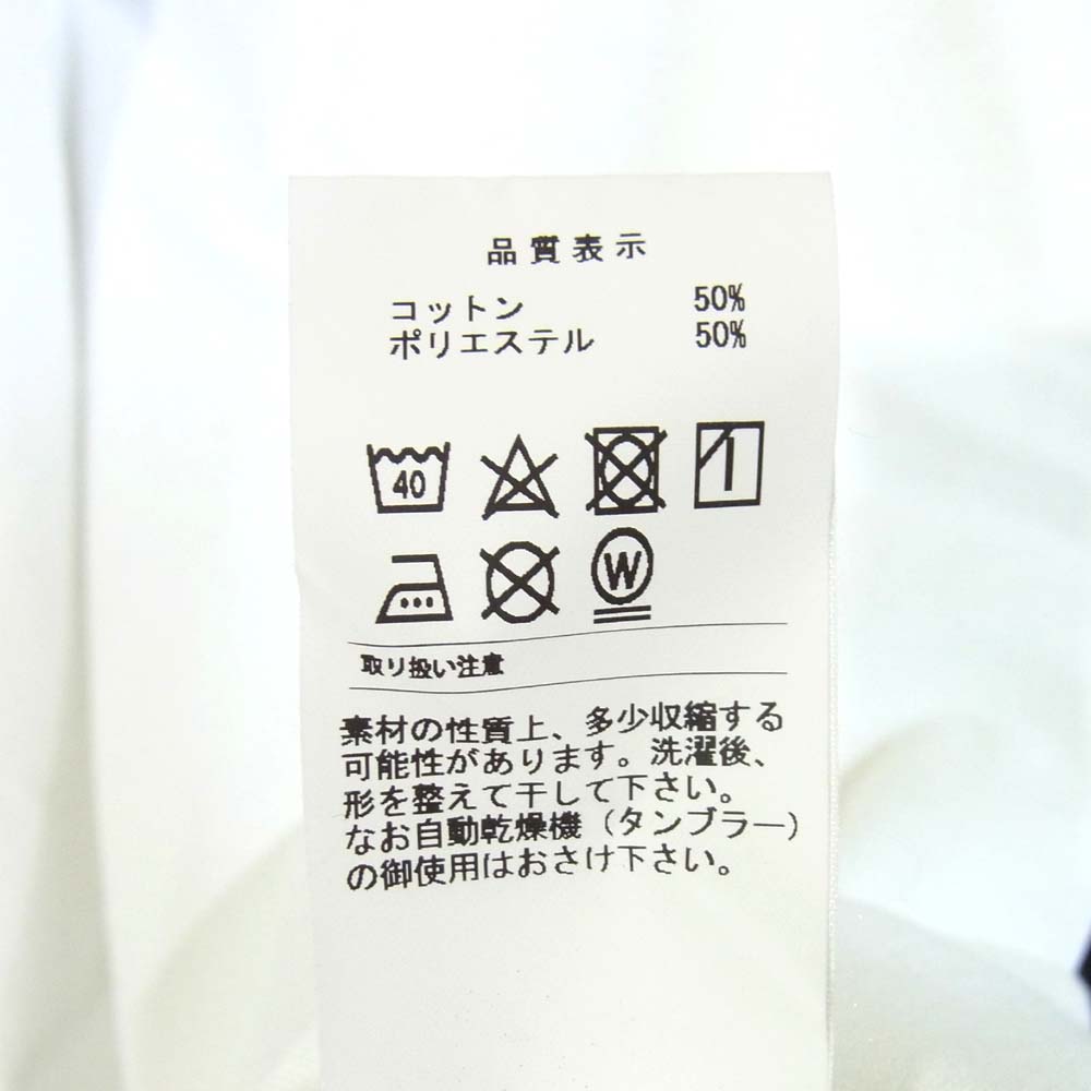 エフピーエーアール forty percents against rights 191atfp-csm11 バックプリント ポケットTシャツ ホワイト系 L【新古品】【未使用】【中古】