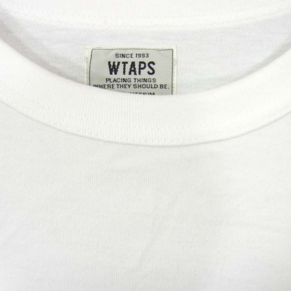 WTAPS ダブルタップス VANS バンズ 152ATVND-CMS01S Tシャツ ホワイト系 M【中古】