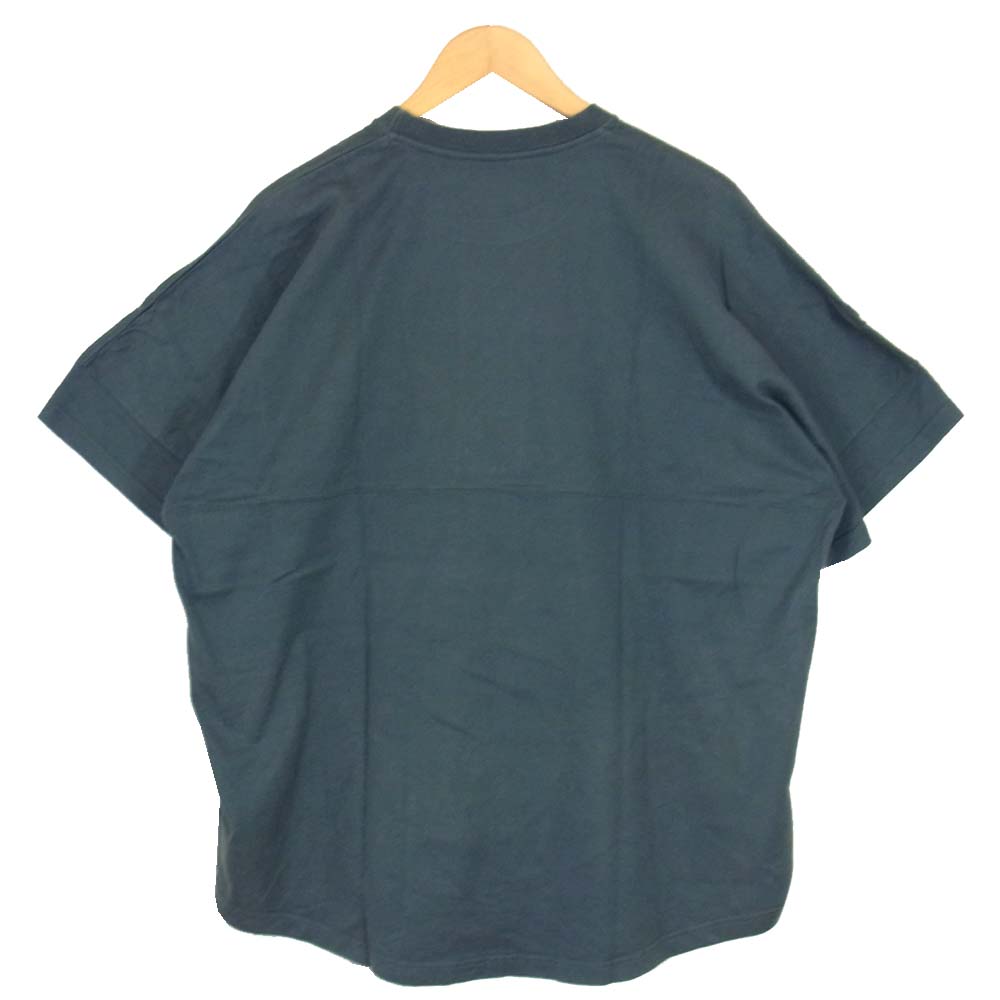 DESCENDANT ディセンダント 胸刺繍 半袖 クルーネック Tシャツ グレー系 2【中古】